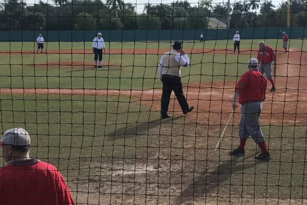 Vintage Baseball game

