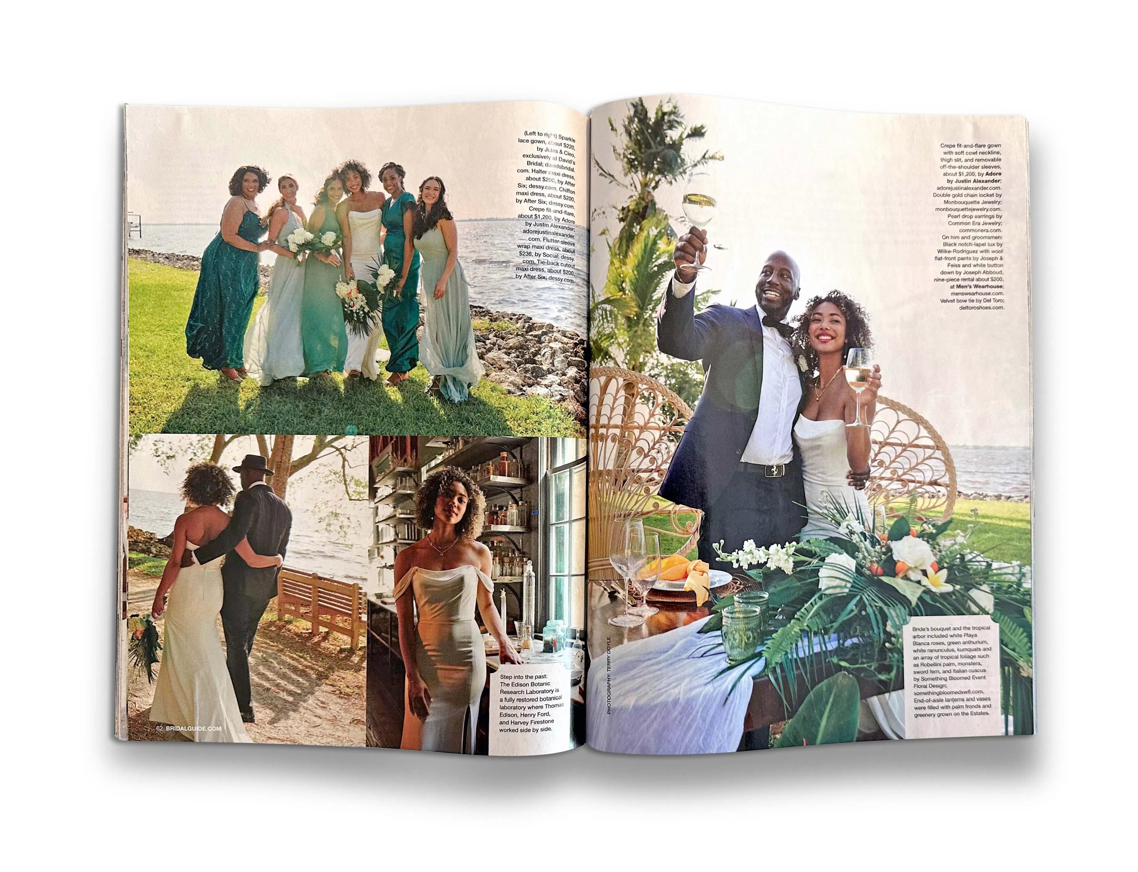 Screenshot of Bridal Guide magazine - page 6